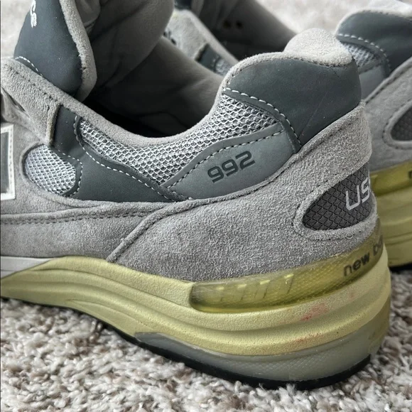 New Balance Rare Men's 992 Steve Jobs Grey M992GL Shoes Sneakers